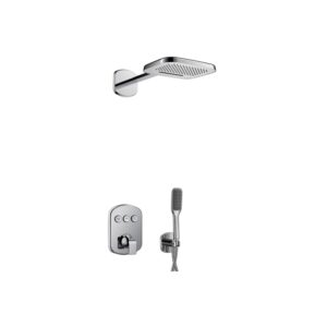 Flova Fusion Shower Pack with 2-Function Rainshower & Handshower Chrome