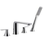 Flova Fusion 4-Hole Deck Mounted Bath Shower Mixer