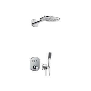 Flova Fusion Shower Pack with 3-Function Rainshower & Handshower Chrome