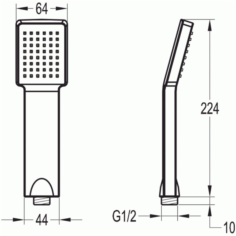 Flova Dekka Hand Shower Single Function