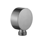 Flova Round Wall Outlet Elbow Gun Metal