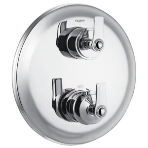 Flova Liberty SmartBOX Shower Valve Finishing Kit Chrome
