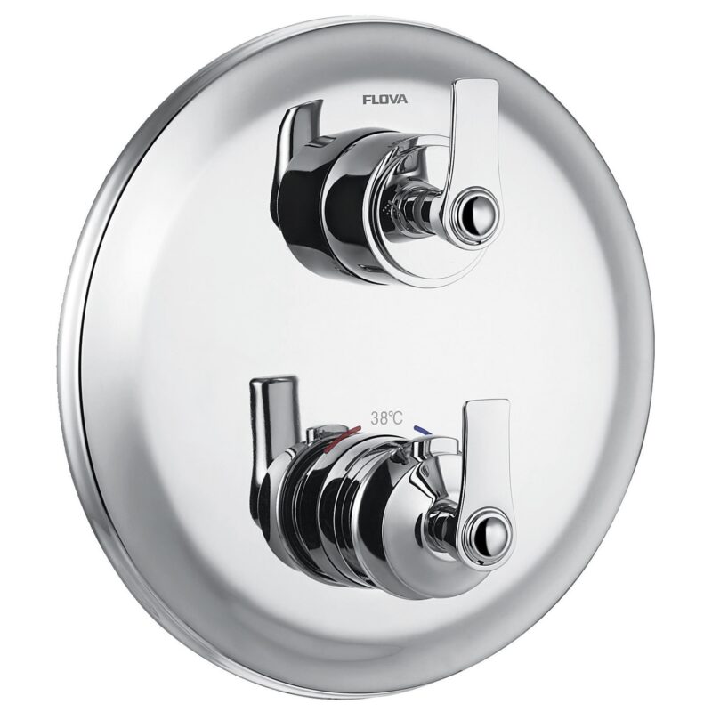 Flova Liberty SmartBOX Shower Valve Finishing Kit Chrome Flova Liberty SmartBOX Shower Valve Finishing Kit Chrome