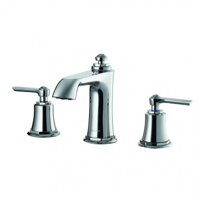Flova Liberty 3-Hole Deck Mounted Basin Mixer Chrome
