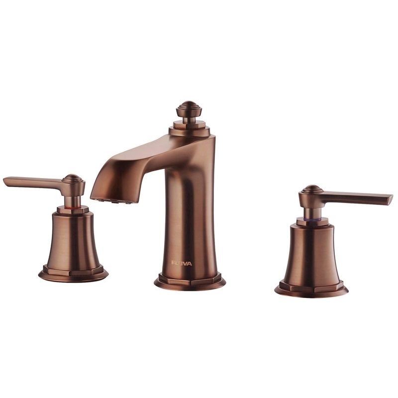 Flova Liberty 3-Hole Deck Mounted Basin Mixer Bronze Flova Liberty 3-Hole Deck Mounted Basin Mixer Bronze