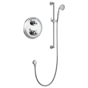 Flova Liberty Thermostatic 1 Outlet Shower with Slide Rail Kit