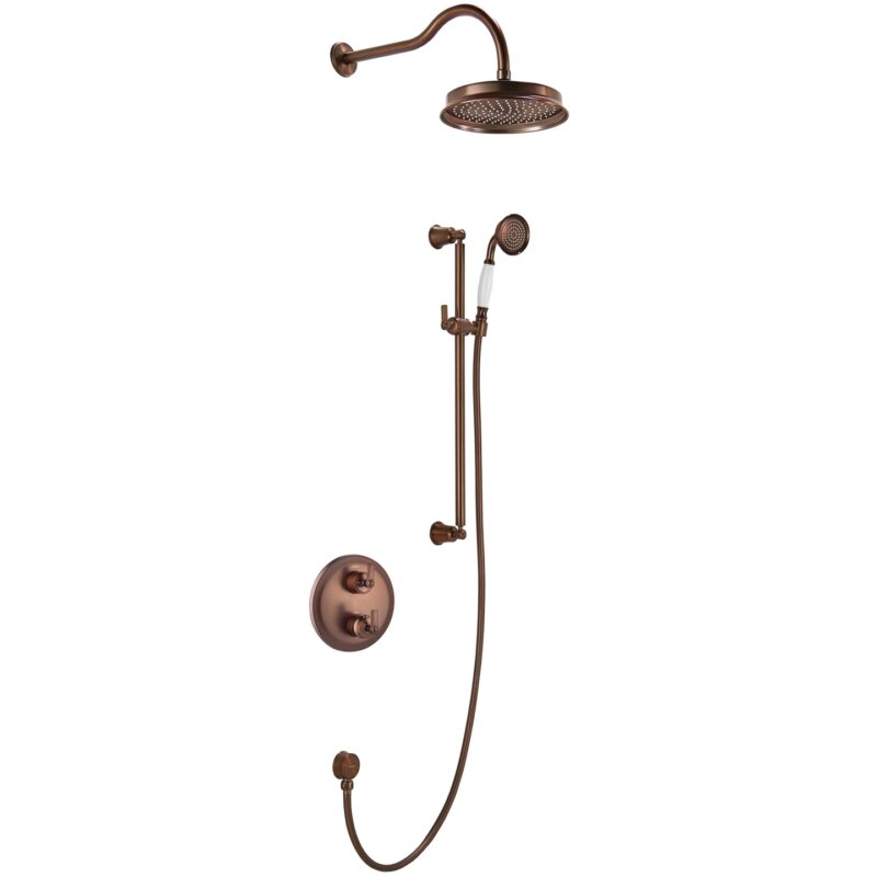 Flova Liberty 2 Way Shower Set with Slide Rail Kit Oil Rubbed Bronze