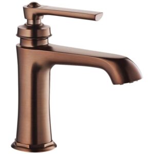 Flova Liberty Mono Basin Mixer Bronze