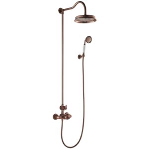 Flova Liberty Exposed Thermostatic Shower Column Oil Rubbed Bronze