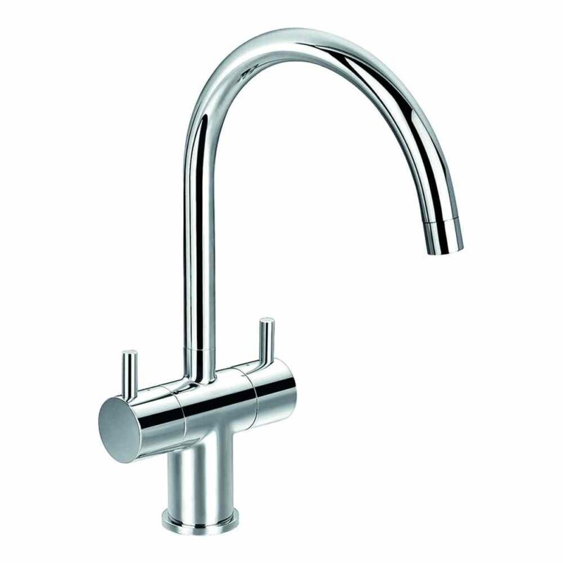 Flova Levo Two Handle Swivel Spout Monobloc Kitchen Mixer