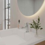 Flova Levo Cloakroom Single Lever Basin Mixer with Clicker Waste