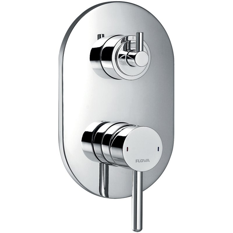 Flova Levo Concealed Manual Shower Mixer with 3-Way Diverter