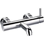 Flova Levo Wall Mounted Manual Single Lever Bath Mixer