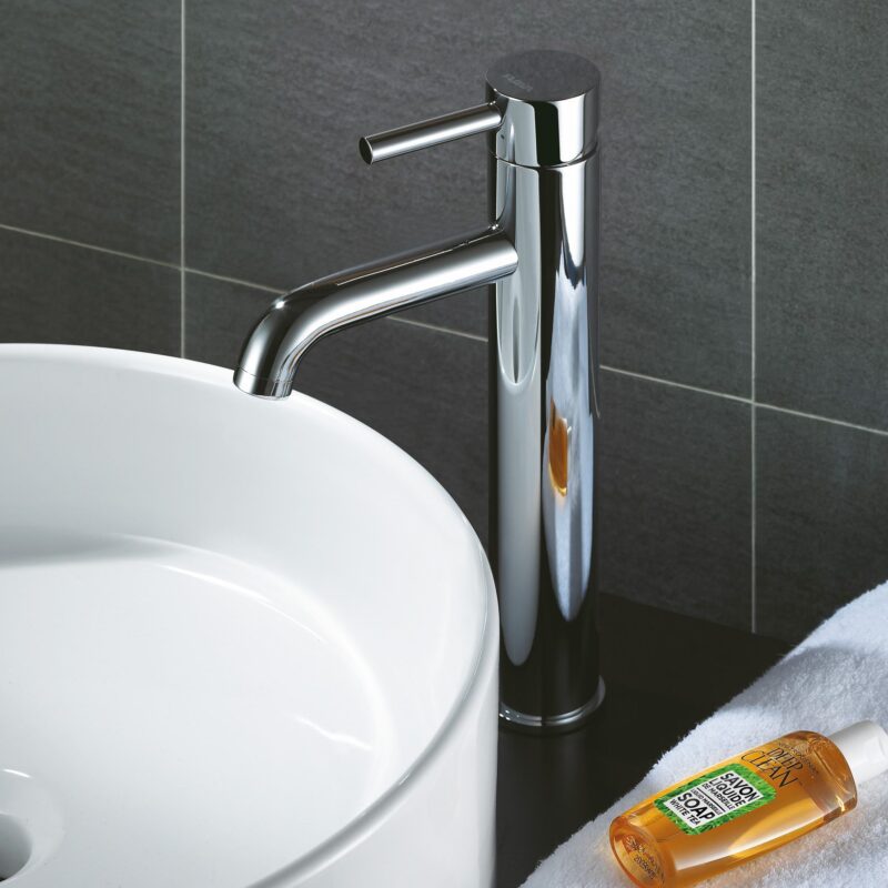 Flova Levo 308mm Tall Single Lever Basin Mixer Chrome