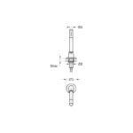 Flova Round Pull Out Shower Set Matt Black