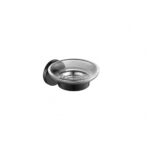 Flova Coco Glass Soap Dish Matt Black