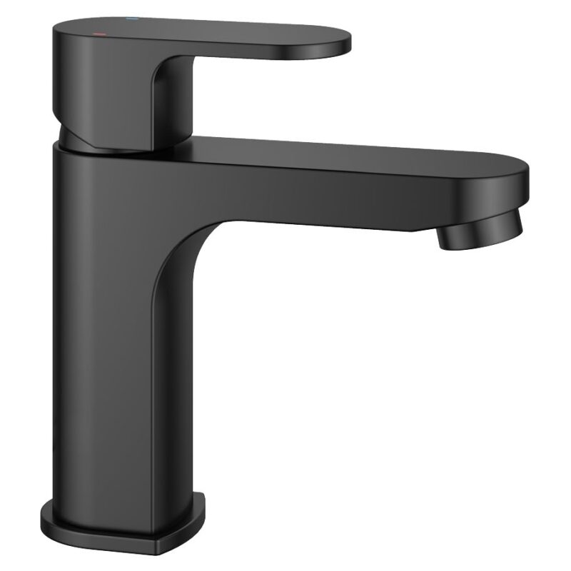 Flova Smart 165mm Single Lever Basin Mixer Matt Black Flova Smart 165mm Single Lever Basin Mixer Matt Black