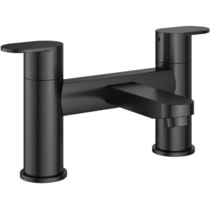 Flova Smart 2-Hole Deck Mounted Bath Filler Tap Matt Black
