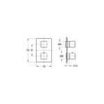 Flova Quba SmartBOX Shower Finishing Kit