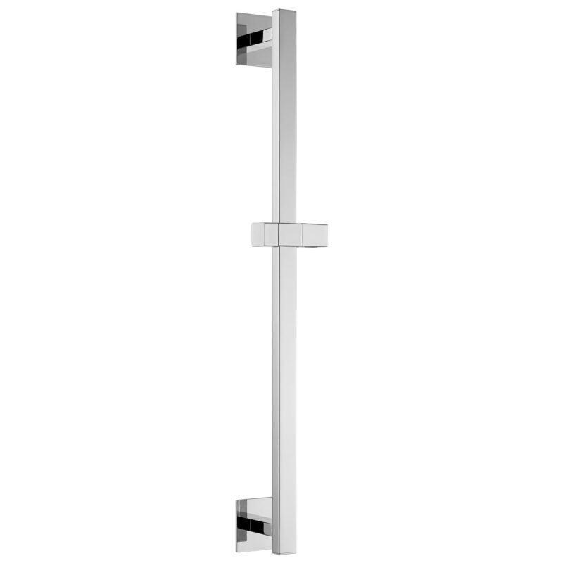 Flova Square Slide Rail Square Plate Chrome