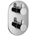 Flova Smart Slim Oval Single Outlet Shower Trim Kit Only