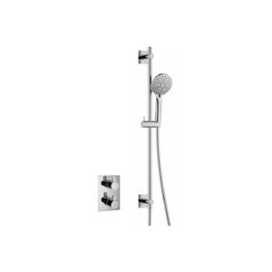 Flova Smart Square Shower Pack with Slide Rail Chrome