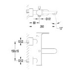 Flova Smart Wall Mounted Single Lever Bath Shower Mixer