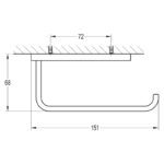 Flova Sofija Toilet Roll Holder