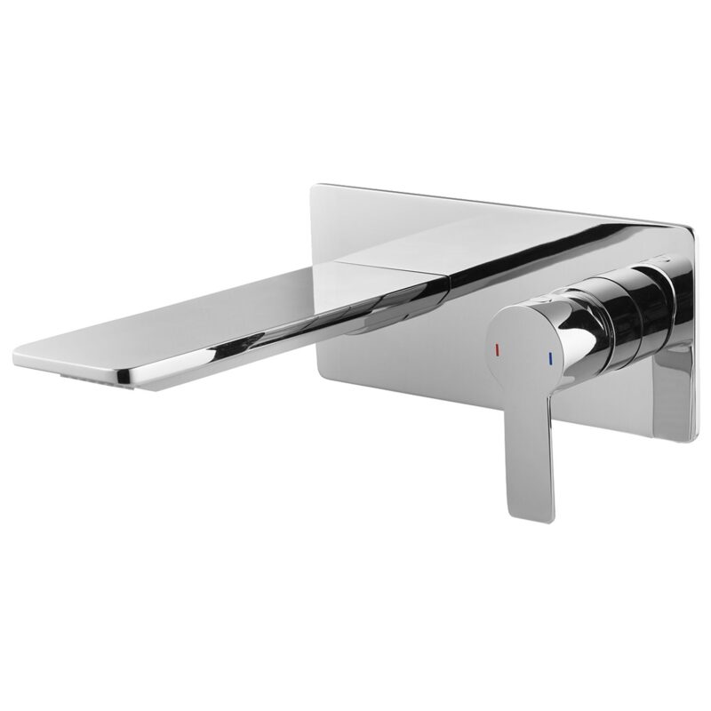 Flova Spring 2-Hole Concealed Basin Mixer Finishing Set Chrome Flova Spring 2-Hole Concealed Basin Mixer Finishing Set Chrome