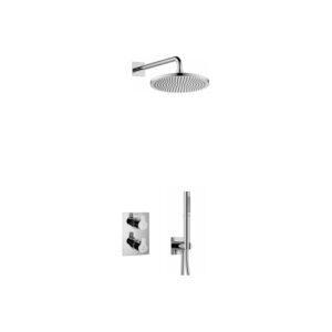 Flova Spring Shower Pack with Rainshower & Handshower Chrome