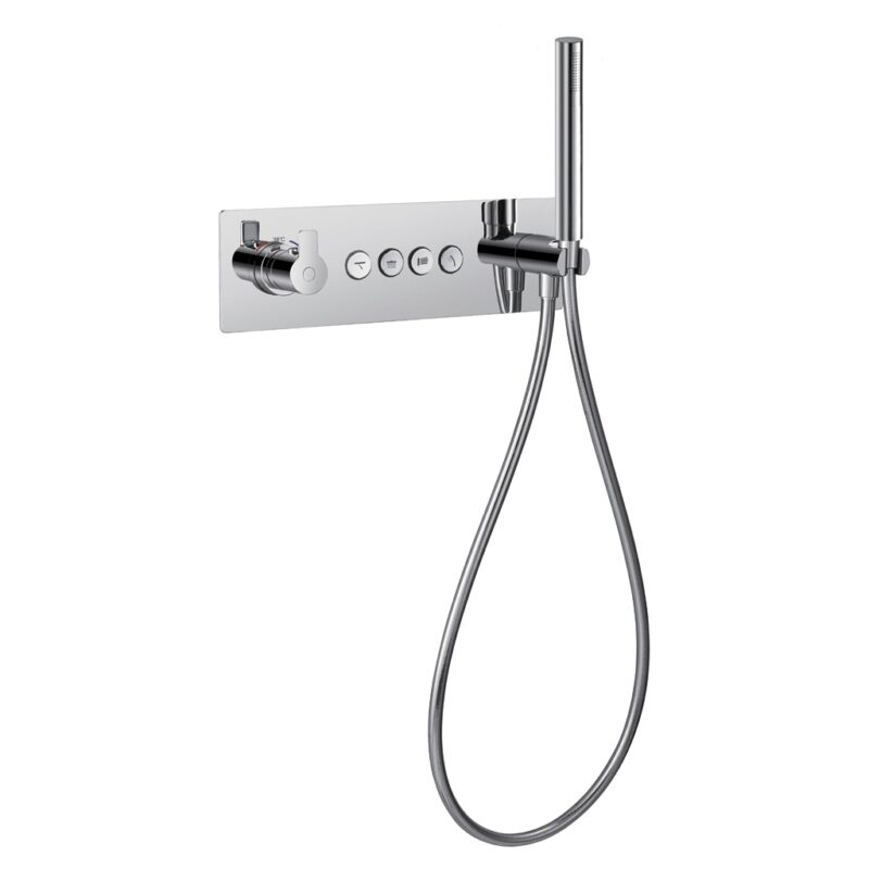 Flova Spring 4-Outlet Horizontal GoClick Valve with Flow Control Flova Spring 4-Outlet Horizontal GoClick Valve with Flow Control