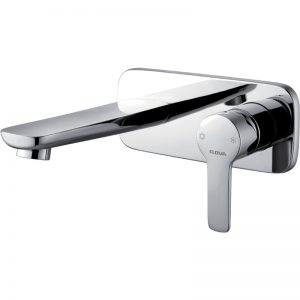 Flova Urban Wall Mounted Single Lever Basin Mixer with Waste