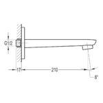 Flova Urban Bath Spout