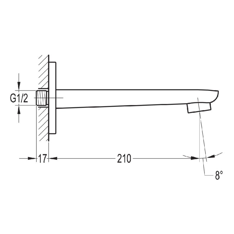Flova Urban Bath Spout