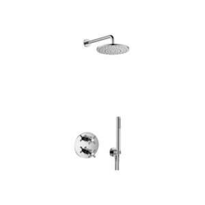 Flova XL Shower Pack with Rainshower & Handshower Kit Chrome