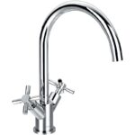 Flova XL Two Handle Swivel Spout Monobloc Kitchen Mixer