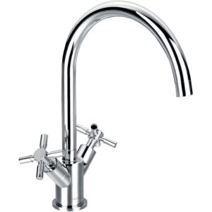 Flova XL Two Handle Swivel Spout Monobloc Kitchen Mixer