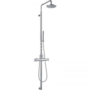 Flova XL Shower Column with Thermostatic Mixer & Body Jets