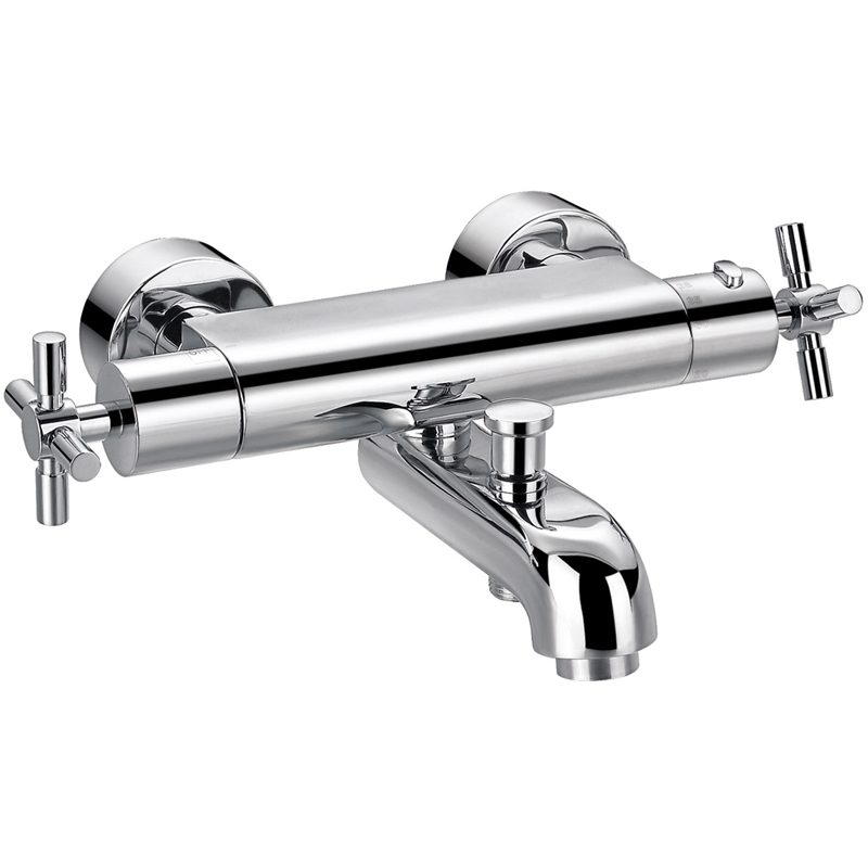 Flova XL Wall Mounted Exposed Thermostatic Bath Shower Mixer
