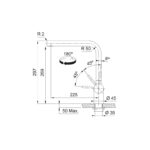 Franke Atlas Neo Single Lever Kitchen Sink Mixer Tap Black