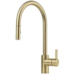 Franke Tap Eos Sink Mixer Tap with Pull Down Spray Gold