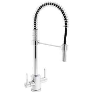 Franke Krios Semi-Professional Chrome Sink Mixer Tap with Pull-Out Spray