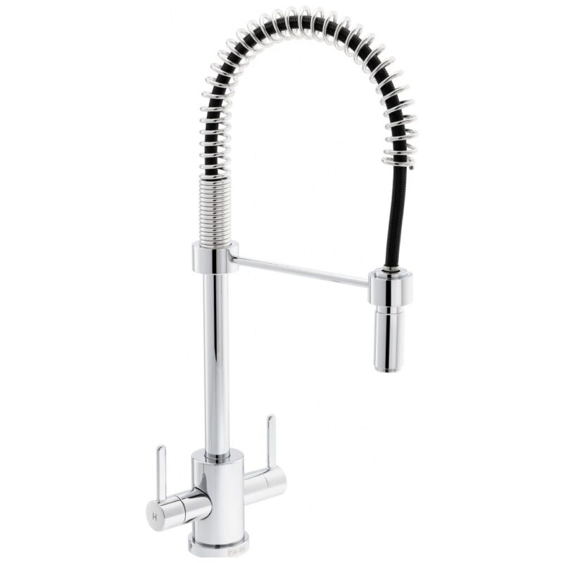 Franke Krios Semi-Professional Chrome Sink Mixer Tap with Pull-Out Spray