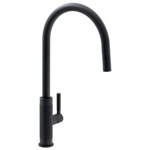 Franke Tessuto Sink Mixer Tap with Pull-Out Nozzle Matt Black