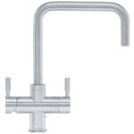 Franke Omni Contemporary 4-in-1 Manual Stainless Steel Kitchen Tap
