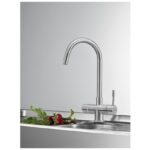 Franke Minerva Helix Electronic 4-in-1 Stainless Steel Kitchen Tap