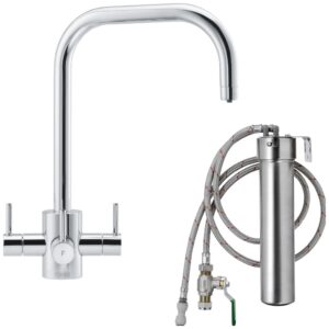Franke Tasso Chrome 3-in-1 Hot, Cold & Filtered Water Kitchen Tap