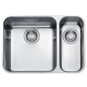 Franke Largo LAX 160 36-16 Undermount Steel Sink, Right Small Bowl
