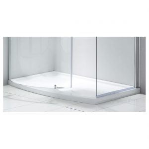 Aquaglass Purity Closing 1350x900mm Dedicated Shower Tray Left H