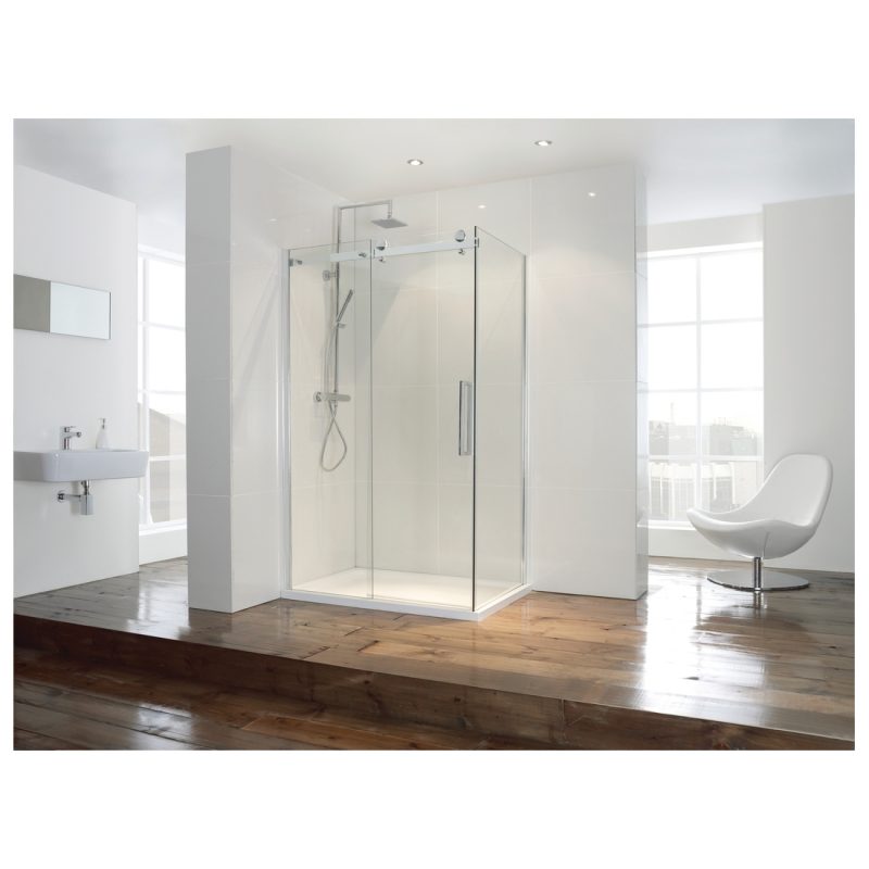 Aquaglass  Frameless 1200mm Sliding Shower Door